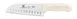 Thunder Group SLKF408WT Santoku Knife, 7" Blade, Hollow Ground, White Polypropylene Handles 1 image
