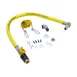 T&S Brass HG-4C-24G-SEL Gas Appliance Connector Hose, 24", Coated 1 image
