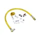 T&S Brass HG-4C-24SEL Gas Appliance Connector Hose, 24", Coated 1 image