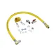 T&S Brass HG-4C-36SEL Gas Appliance Connector Hose, 36", Coated 1 image