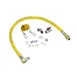 T&S Brass HG-4D-24SEL Gas Appliance Connector Hose, 24", Coated 1 image