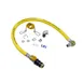 T&S Brass HG-4E-48G-SEL Gas Appliance Connector Hose, 48", Coated 1 image