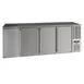 Viking Commercial VCBR592-SS01A 92" 4-Section Cooler, 28.5 cu ft, 34" H x 92" W, Steel, White/Blue 1 image