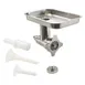 Winco EMP-MG12 Meat Grinder Attachment – #12 Hub, Feed Pan, Meat Stomper, Sausage Stuffer, 2 Grinder Plates 1 image