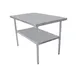 Serv-Ware T3036CWP-4 Economy Series Work Table,Stainless Steel Top /36"W x 30"D x 35"H -18/430 1 image
