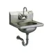 Eagle Group HSA-10-FA-1X 18" Wall Mounted Hand Sink with Faucet & P-trap / flyer 1 image