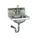 Eagle Group HSA-10-FAW 18" Wall Mounted Hand Sink with Wrist Faucet & P-trap 1 image