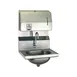 Eagle Group HSA-10-FDPEE 19" Wall Mounted Hand Sink w/ e-Faucet, Soap & Towel Dispenser 1 image
