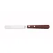 Winco TNS-4 4" Stainless Steel Blade Bakery Spatula with Wood Handle 1 image