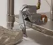 Advance Tabco WSS-16-25FV-FM 22" Freestanding Hand Sink without Faucet-Single Foot Valve/16 gauge 2 image