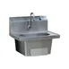 Eagle Group HSA-10-FKP 18" Wall Mounted Hand Sink with Hands Free Faucet & Single Knee Valves 1 image