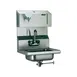 Eagle Group HSA-10-FODP 19" Wall Mounted Hand Sink with Faucet, Overflow Soap & Towel Dispenser 1 image
