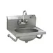 Eagle Group HSA-10-FTWS-1X 18" Wall Mounted Hand Sink with Faucet / flyer 1 image