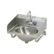 Eagle Group HSA-10-FTWS-LRS-1X 18" Wall Mounted Hand Sink with Faucet & P-trap - 3 Splashes / flyer 1 image