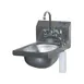 Eagle Group HSAN-10-F-DS 12" Wall Mounted Hand Sink with Faucet & Soap Dispenser 1 image