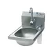 Eagle Group HSAN-10-FE-B-DS 12" Wall Mounted Hand Sink with e-Faucet, e-Eye & Soap Dispenser 1 image