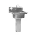 Eagle Group P1916FE 24" Pedestal Mounted Hand Sink with e-Faucet & Soap Dispenser 1 image