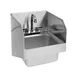 Glastender WH-14-S 14" Wall Mounted Hand Sink with Faucet - 20 gauge / 3 Splashes 1 image