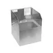 Glastender WHS-14-S-LF 14" Wall Mounted Hand Sink without Faucet - 20 gauge / 3 Splashes 1 image