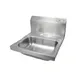 John Boos PBHS-W-1410-2DM 17" Wall Mounted Hand Sink without Faucet - with Double Deck Holes 1 image