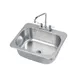 Krowne HS-2017 20" Drop In Hand Sink with Faucet - 20 gauge / no Backsplashes 1 image
