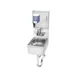 Krowne HS-37 13" Wall Mounted Hand Sink with Faucet, P-trap, Soap & Towel Dispenser - 20 gauge 1 image