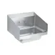 Vollrath 1410CS 17" Wall Mounted Hand Sink without Faucet - with Strainer & 3 Splashes / 20 gauge 1 image