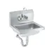 Vollrath K1410-CP 17" Wall Mounted Hand Sink with Faucet, P-trap & Strainer - 20 gauge 1 image