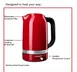 KitchenAid KEK1701ER Kitchenaid® 1.7 Liter Electric Kettle, Empire Red 2 image