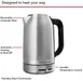 KitchenAid KEK1701SX Kitchenaid® 1.7 Liter Electric Kettle, Brushed Stainless Steel 4 image