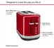 KitchenAid KMT2109ER 2 Slice Automatic Toaster with Extra Wide Slots, Empire Red Color 2 image