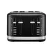 KitchenAid KMT4109BM 4 Slice Automatic Toaster w/ Extra Wide Slots, Black Matte Color 1 image
