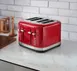 KitchenAid KMT4109ER 4 Slice Automatic Toaster w/ Extra Wide Slots, Empire Red Color 3 image