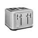 KitchenAid KMT4109SX 4 Slice Automatic Toaster w/ Extra Wide Slots, Brushed Stainless Steel Color 3 image