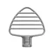 KitchenAid KSMPB5 Kitchenaid® Pastry Beater, Silver Color 1 image
