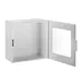 Alpine Industries ADI999-01 White Non-Alarmed Stainless Steel Cabinet for Defibrillators - 15"W x 7"D x 15"H 2 image