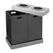 Alpine Industries ALP471-02-BLK Recycle Bin Center, 31"W X 16"D X 32-1/2"H 2 image