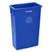 Alpine Industries ALP477-R-BLU Recycle Waste Bin, 23 Gallon (87 Liter) 2 image