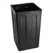 Alpine Industries ALPA01 40 Gallon Trash Can Liner, 18"W x 18"D x 30"H, Plastic, Black 1 image