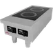 BakeMax BMPLS7IND010 (2) Burner Countertop Induction Range, Stainless Steel Construction With Glass Cooking Surface 1 image