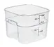 Cambro 12SFSPROCW135 CamSquare FreshPro 12qt Square, 11.4L x 11.4W x 8.5H, Polycarbonate NSF 1 image