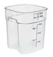 Cambro 18SFSPROCW135 CamSquare 18‑qt PC Container, 11.4" Cube Handles, NSF‑Approved, Dishwasher Safe 1 image