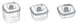 Eurodib ATVDVCK Atmovac Container Kit, Includes (1) 800 ml Container & Lid 1 image