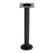 FLAT Tech BD2802A Dining Height Bolt Down Restaurant Table Base, 3" Dia. Column, 8" Top Plate, Steel, Black Powder Coat Finish 2 image