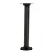 FLAT Tech BD2802A Dining Height Bolt Down Restaurant Table Base, 3" Dia. Column, 8" Top Plate, Steel, Black Powder Coat Finish 1 image