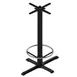 FLAT Tech CT2056 Bar Height Cast Iron Table Base, 22x30 Cross Base, 3 Dia Column, Hydraulic PAD 1 image