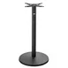 FLAT Tech CT3014 Bar Height UR22 Table Base, 22" Round, 3" Column, Cast Iron, Textured Finish 1 image