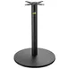 FLAT Tech CT3015 Bar Height UR30 Table Base, 30" Round, 4" Column, Cast Iron, Textured Finish 1 image