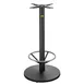 FLAT Tech CT3018 Bar Height UR22 Table Base, 22" Round, 3" Column, Cast Iron, Textured Finish 1 image