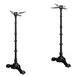 FLAT Tech CT4206 Bar Height PT23 Table Base, Cast Iron, Powder Coat Finish, 22" End Base, 30"x47" Tabletop 1 image